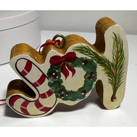 Vintage Wooden Christmas Ornaments Collection Reindeer Rocking Horse Bird House - Picture 7 of 14